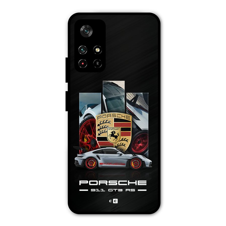 Magnificent Supercar Metal Back Case for Redmi Note 11T 5G