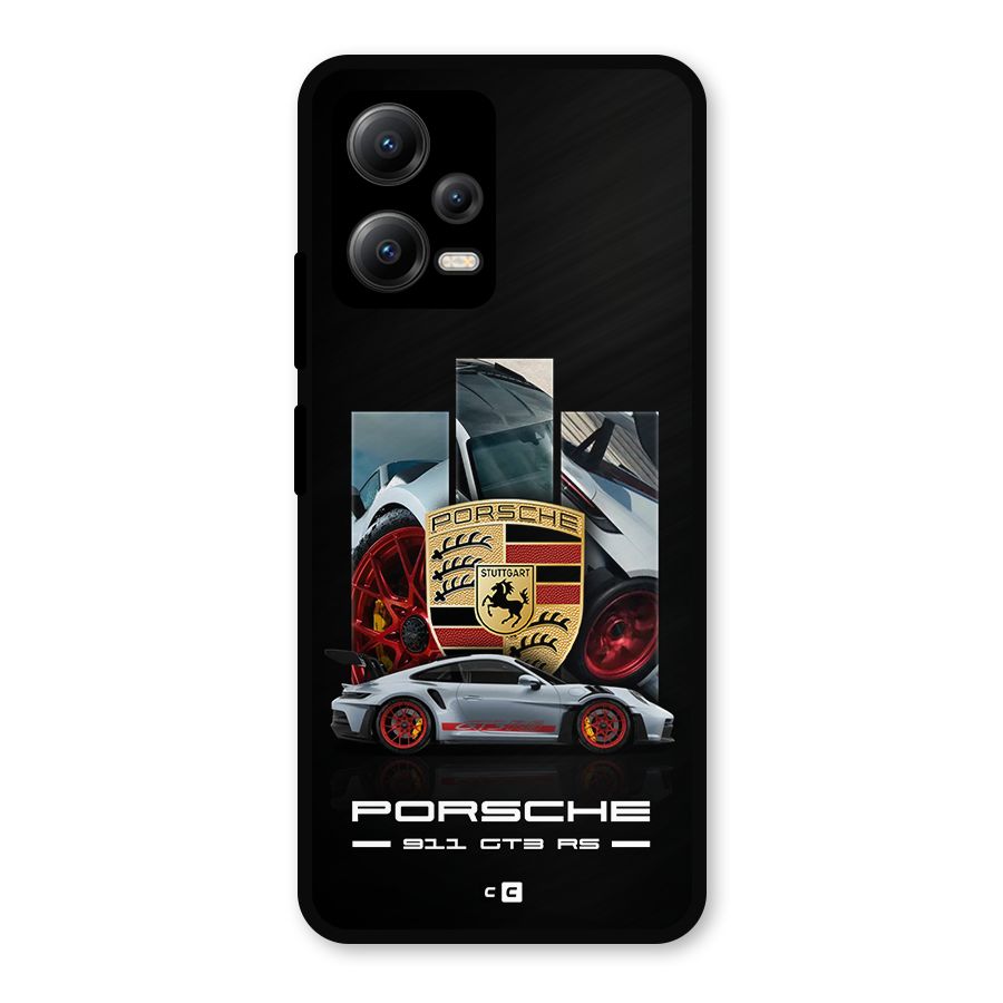 Magnificent Supercar Metal Back Case for Redmi Note 12 5G