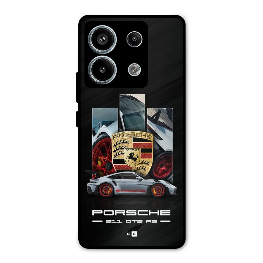 Magnificent Supercar Metal Back Case for Redmi Note 13 Pro 5G