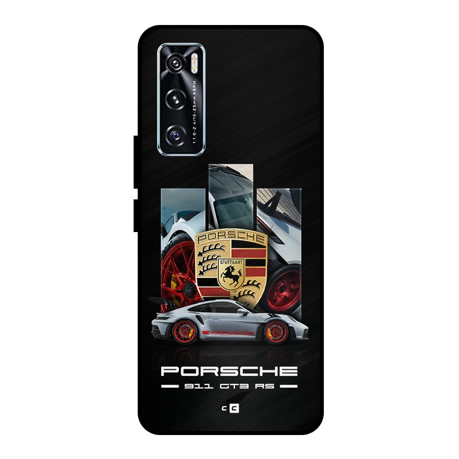 Magnificent Supercar Metal Back Case for Vivo V20 SE