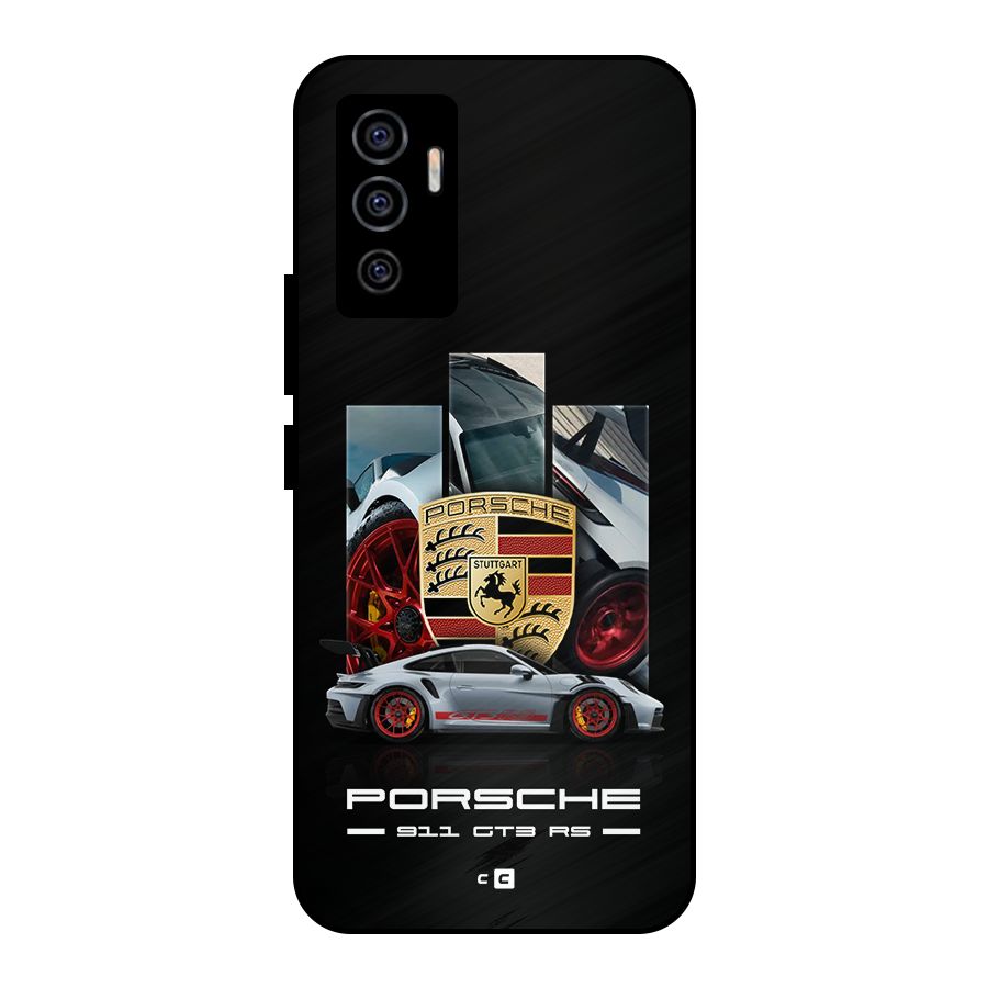 Magnificent Supercar Metal Back Case for Vivo V23e