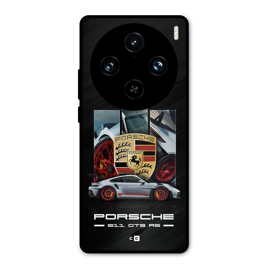 Magnificent Supercar Metal Back Case for Vivo X100 Pro