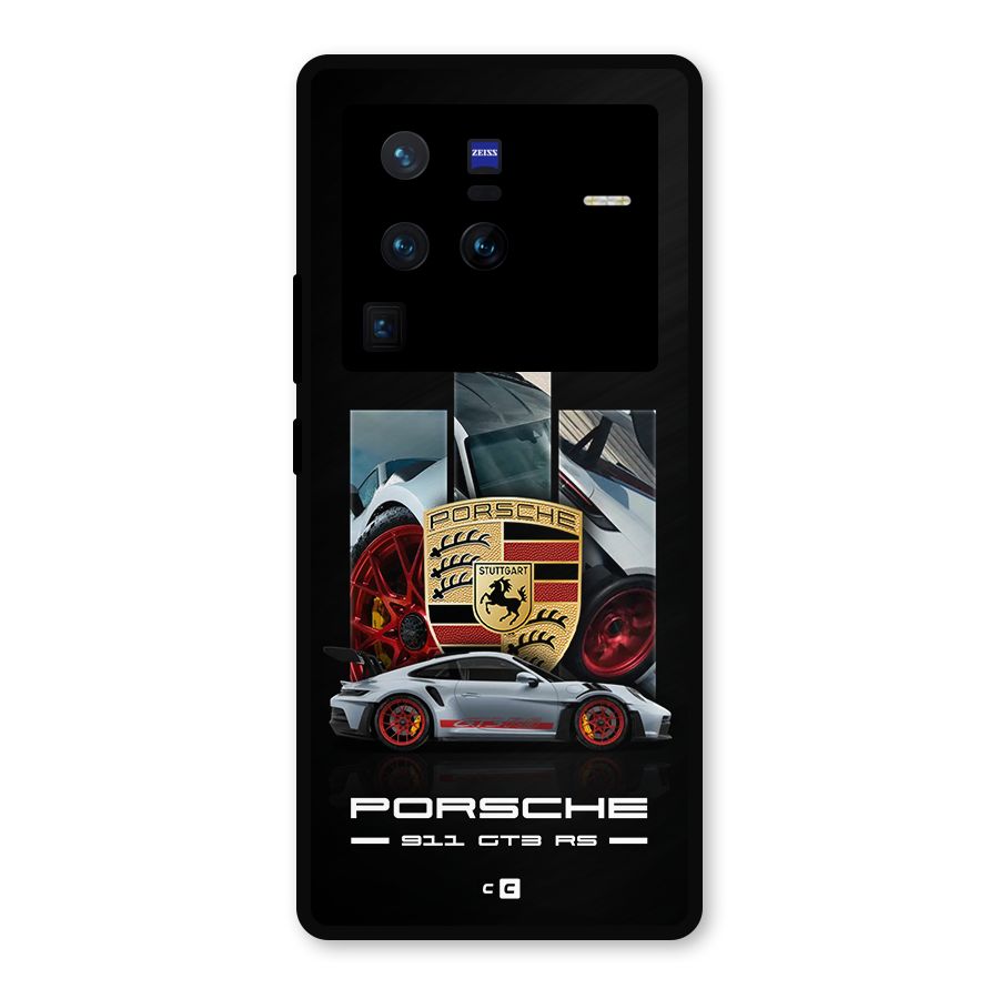 Magnificent Supercar Metal Back Case for Vivo X80 Pro