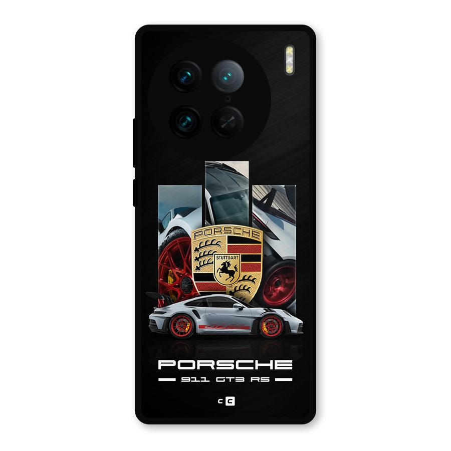 Magnificent Supercar Metal Back Case for Vivo X90 Pro