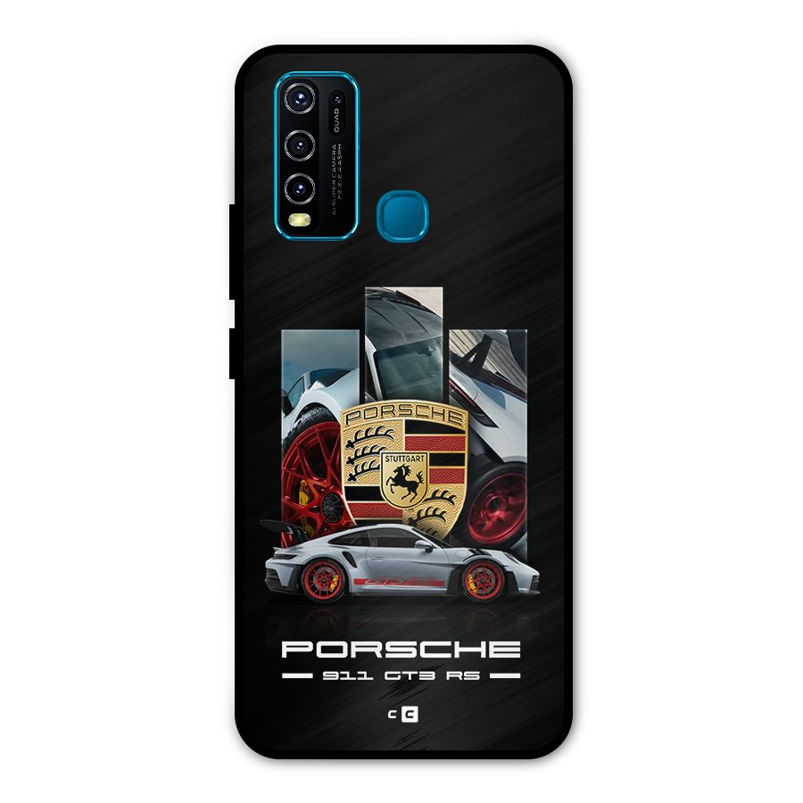Magnificent Supercar Metal Back Case for Vivo Y50