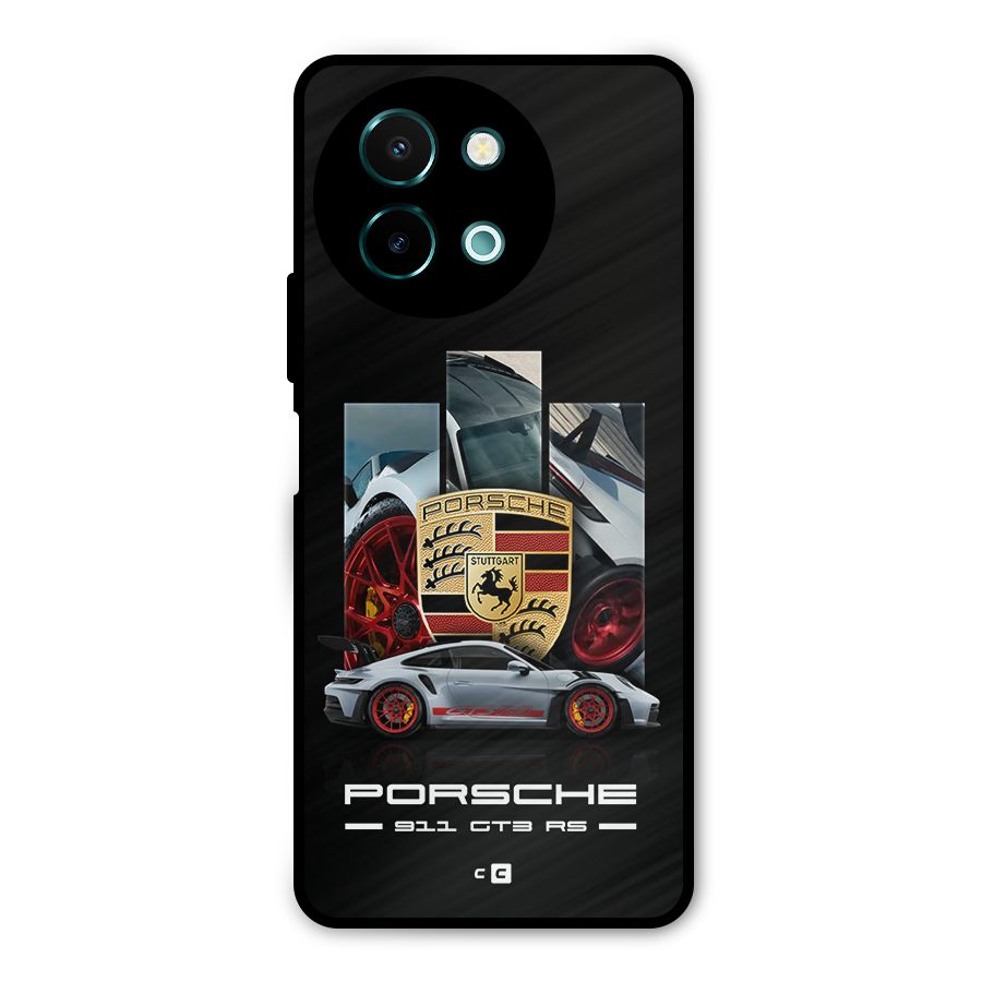 Magnificent Supercar Metal Back Case for Vivo Y58