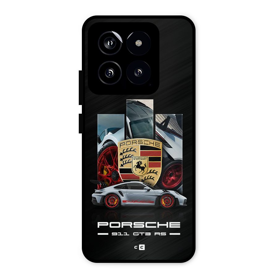 Magnificent Supercar Metal Back Case for Xiaomi 14