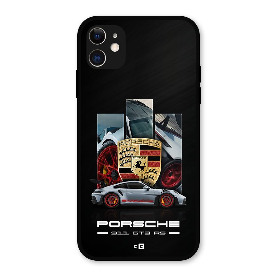 Magnificent Supercar Metal Back Case for iPhone 11