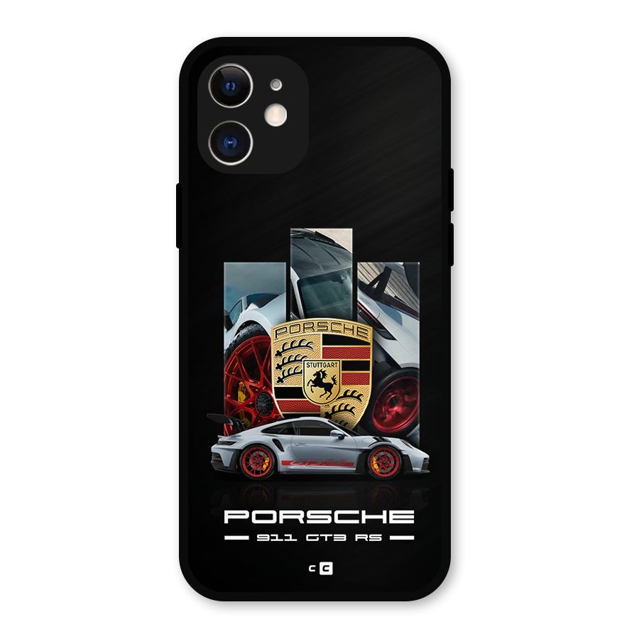 Magnificent Supercar Metal Back Case for iPhone 12