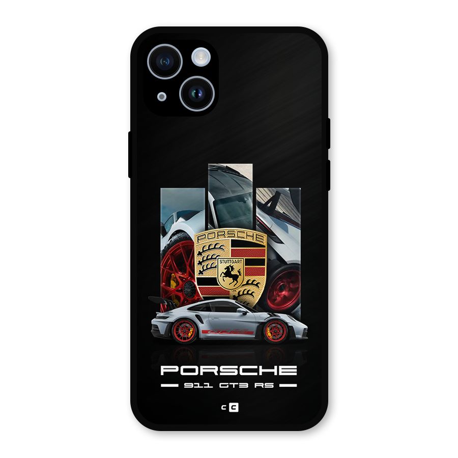 Magnificent Supercar Metal Back Case for iPhone 14