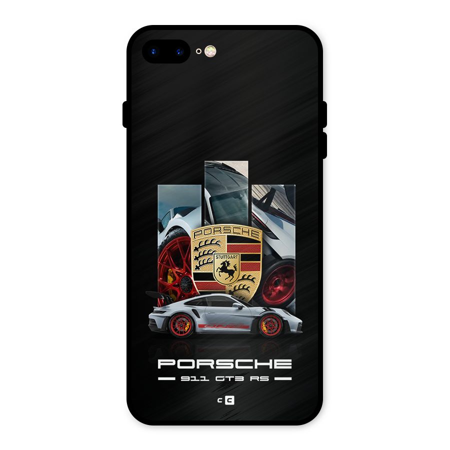 Magnificent Supercar Metal Back Case for iPhone 8 Plus