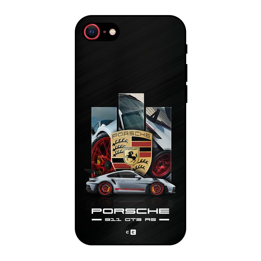 Magnificent Supercar Metal Back Case for iPhone SE 2022