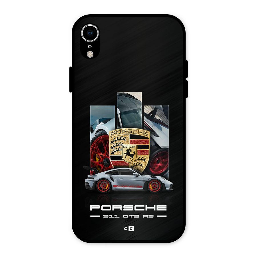 Magnificent Supercar Metal Back Case for iPhone XR