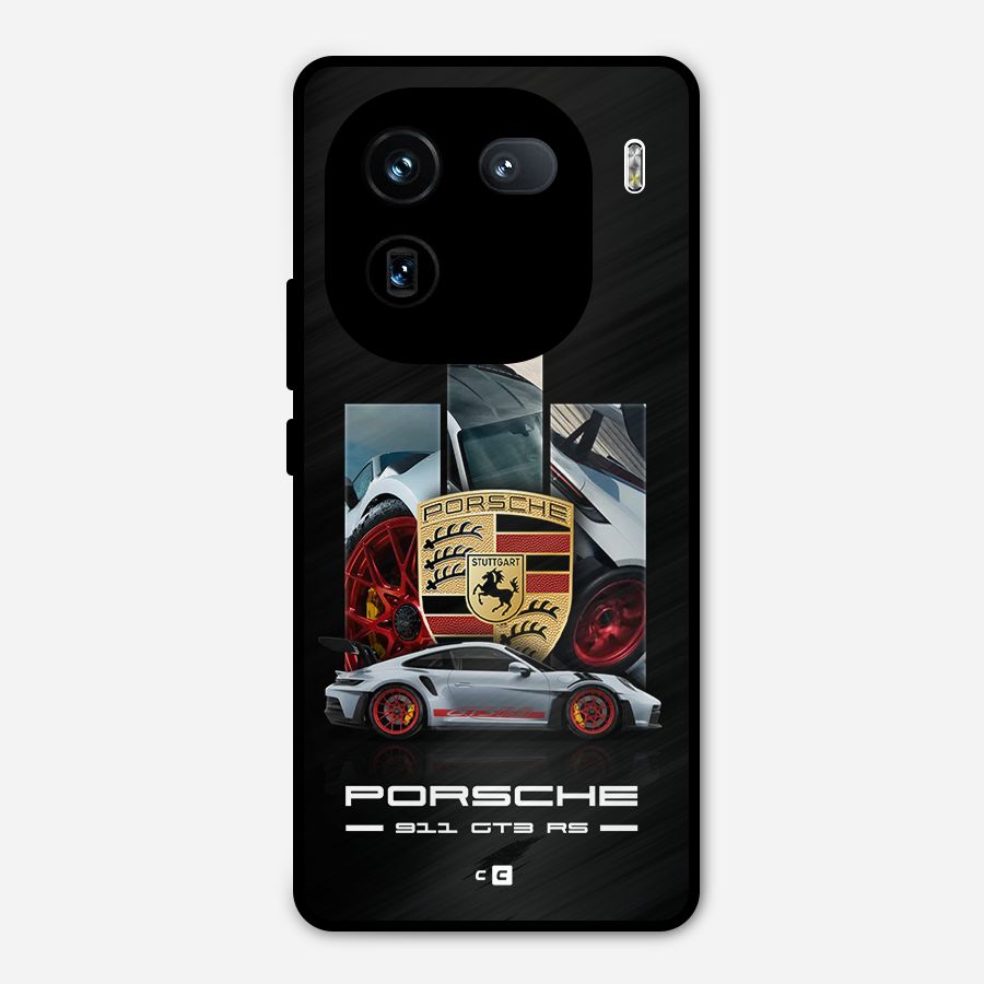 Magnificent Supercar Metal Back Case for iQOO 12