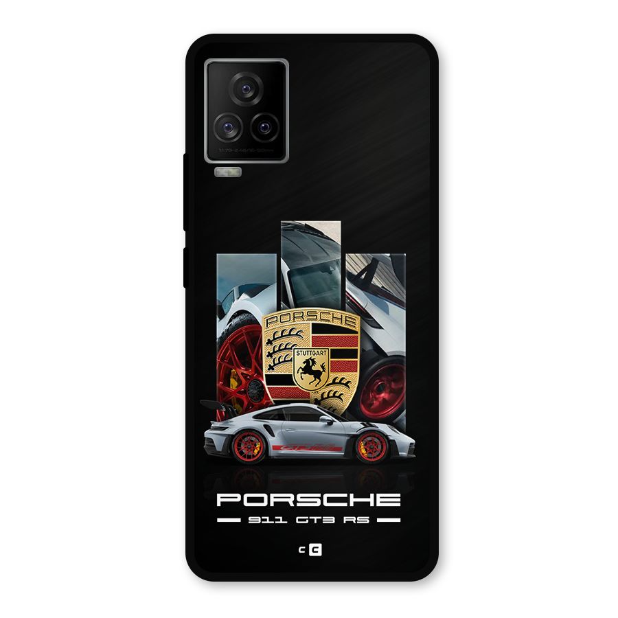 Magnificent Supercar Metal Back Case for iQOO 7 Legend 5G