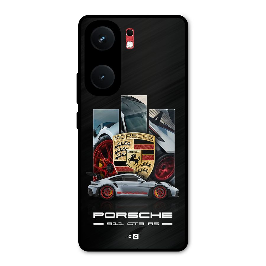 Magnificent Supercar Metal Back Case for iQOO Neo 9 Pro