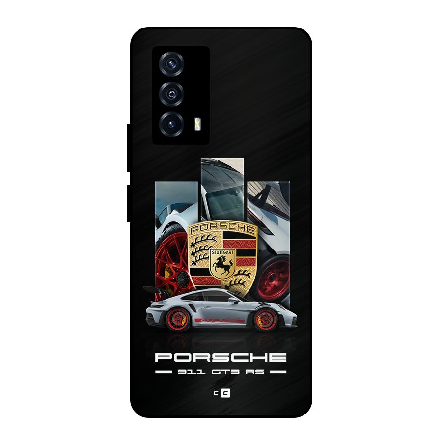 Magnificent Supercar Metal Back Case for iQOO Z5