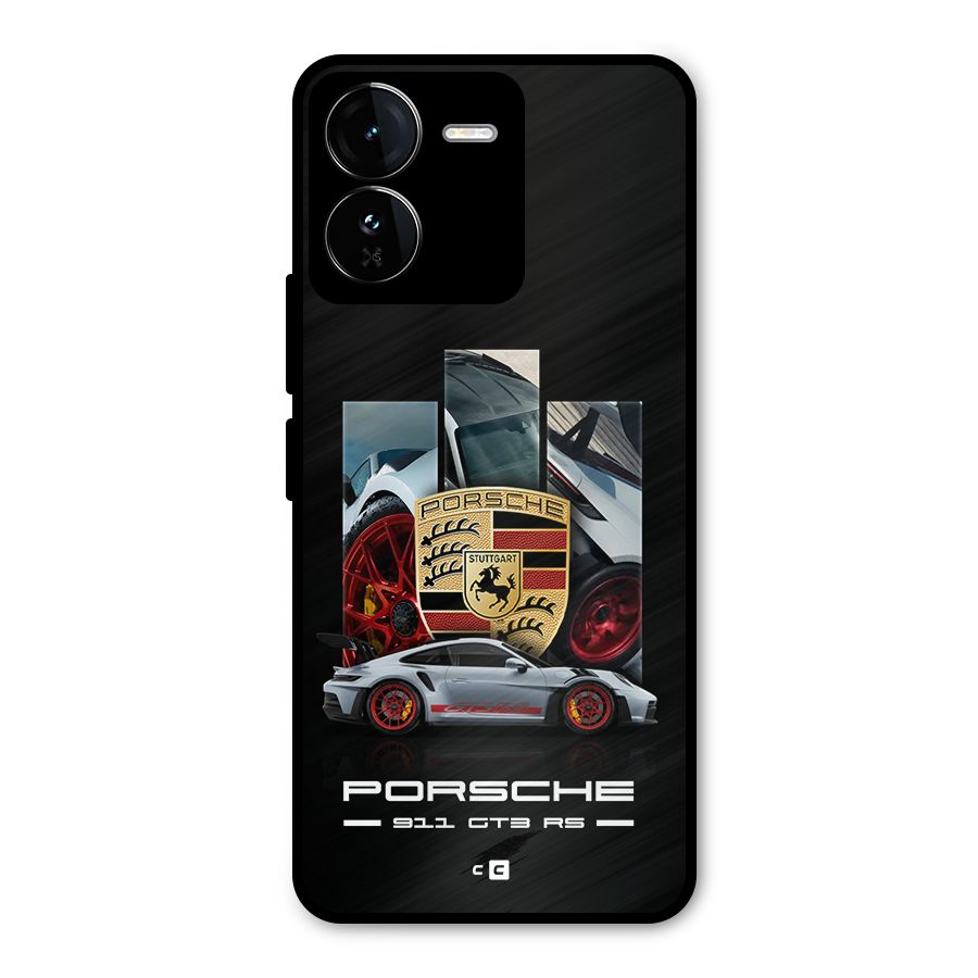 Magnificent Supercar Metal Back Case for iQOO Z9