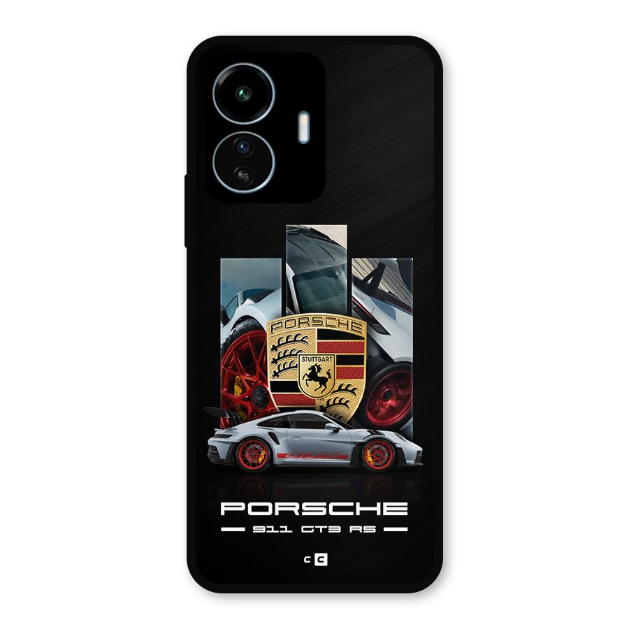 Magnificent Supercar Metal Back Case for vivo iQOO Z6 Lite 5G