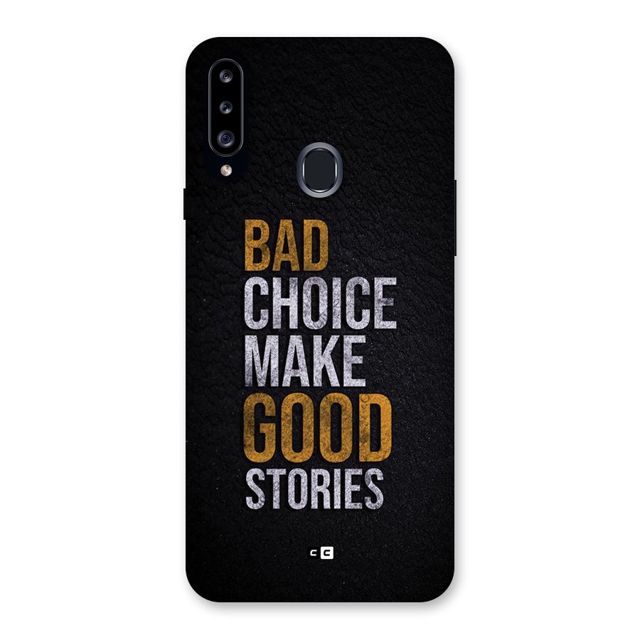 Make Good Stories Back Case for Galaxy A20s