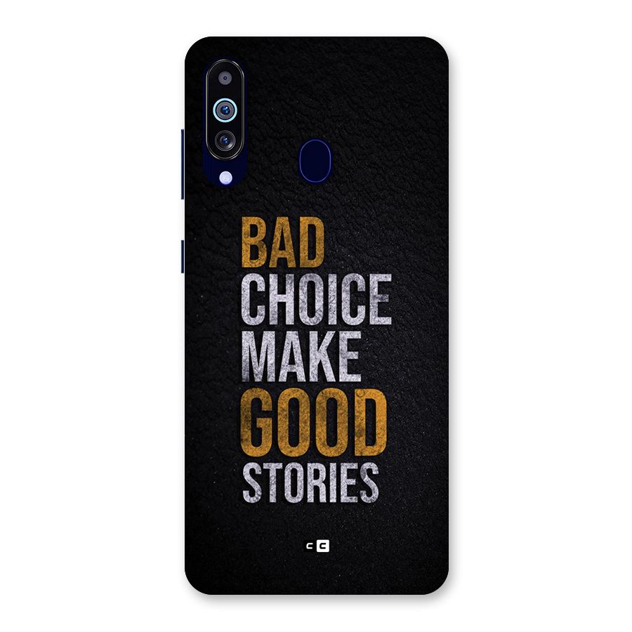 Make Good Stories Back Case for Galaxy A60