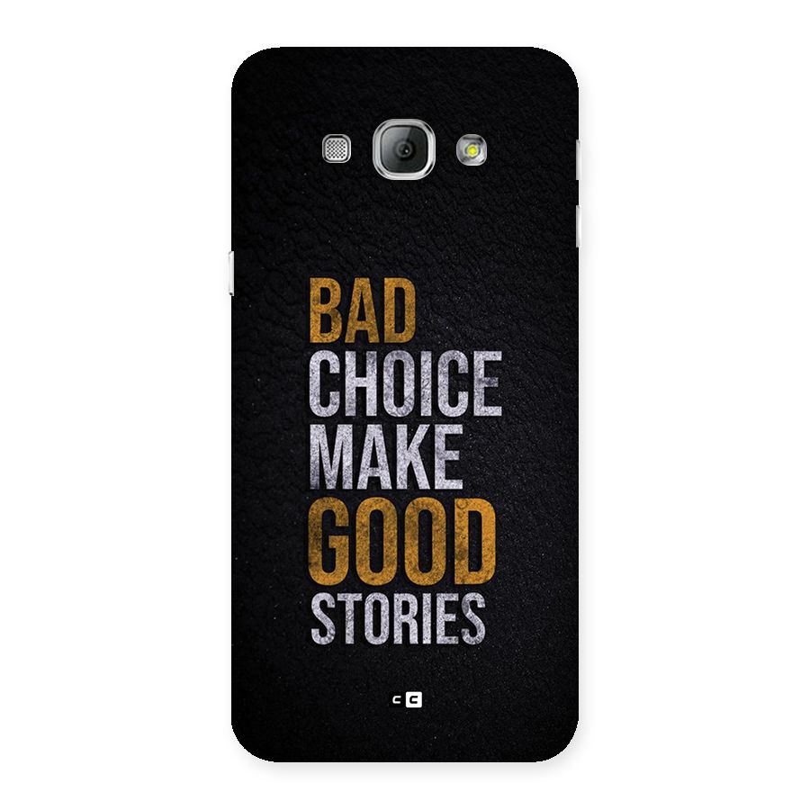 Make Good Stories Back Case for Galaxy A8