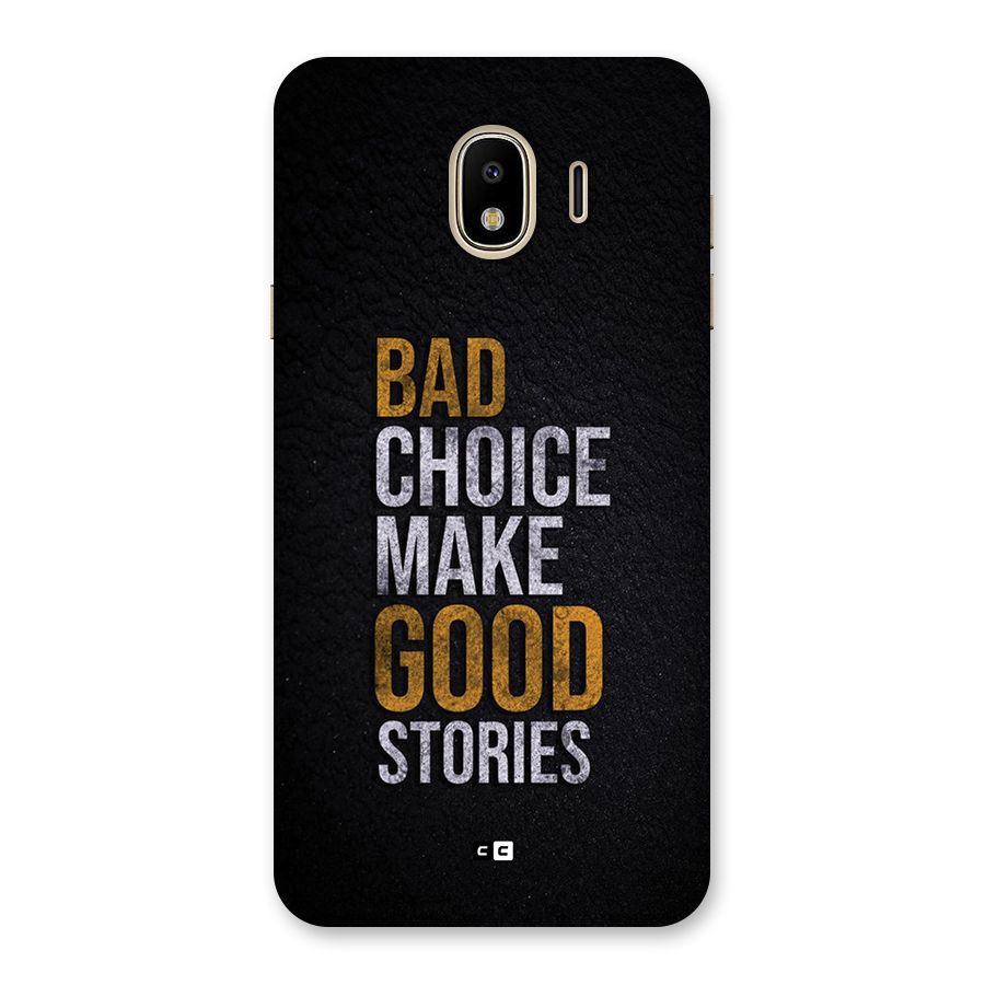Make Good Stories Back Case for Galaxy J4
