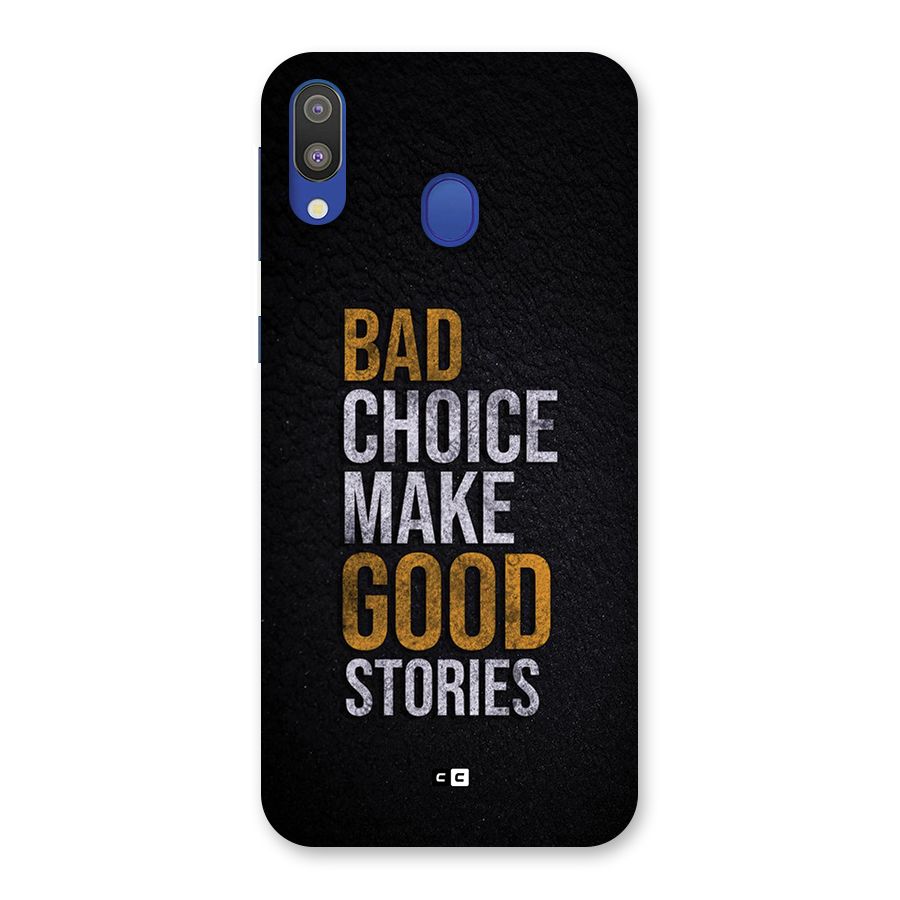 Make Good Stories Back Case for Galaxy M20
