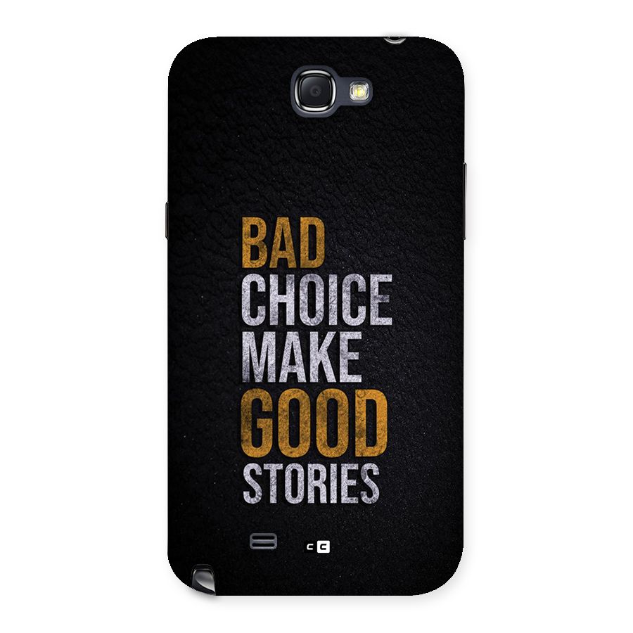 Make Good Stories Back Case for Galaxy Note 2