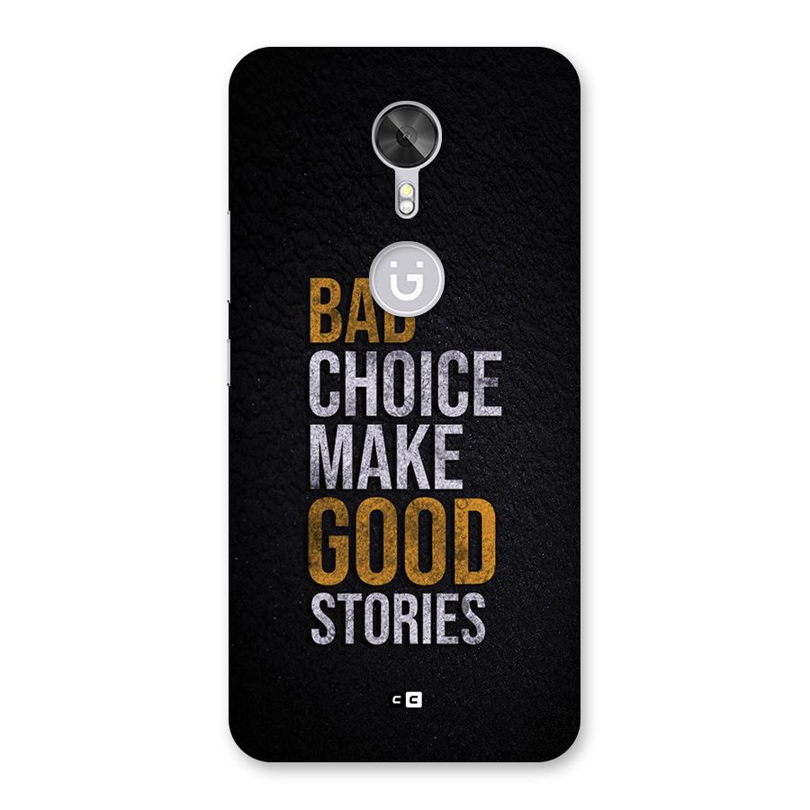 Make Good Stories Back Case for Gionee A1