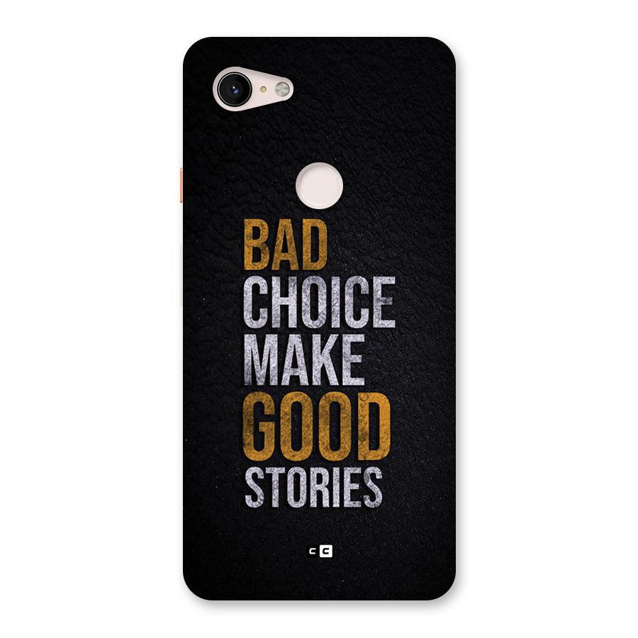 Make Good Stories Back Case for Google Pixel 3 XL