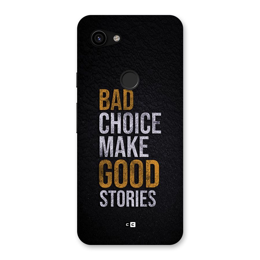 Make Good Stories Back Case for Google Pixel 3a