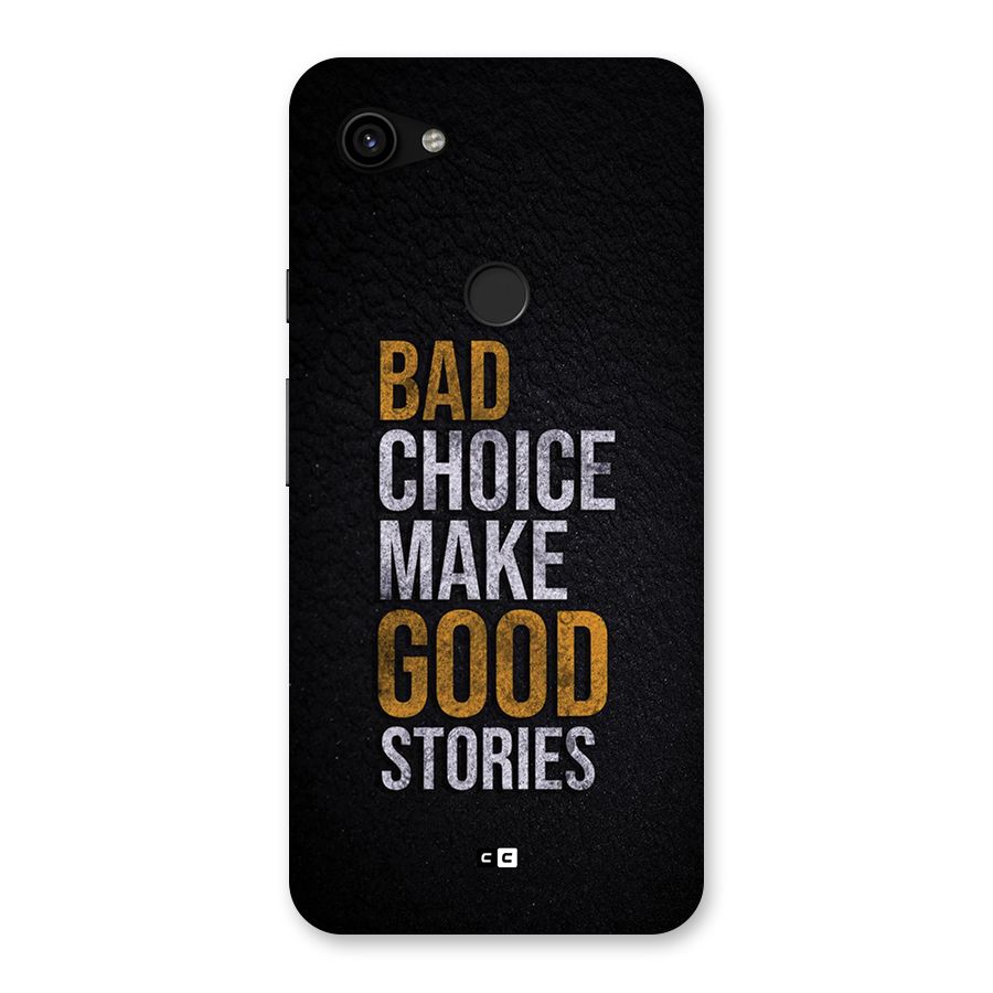 Make Good Stories Back Case for Google Pixel 3a XL