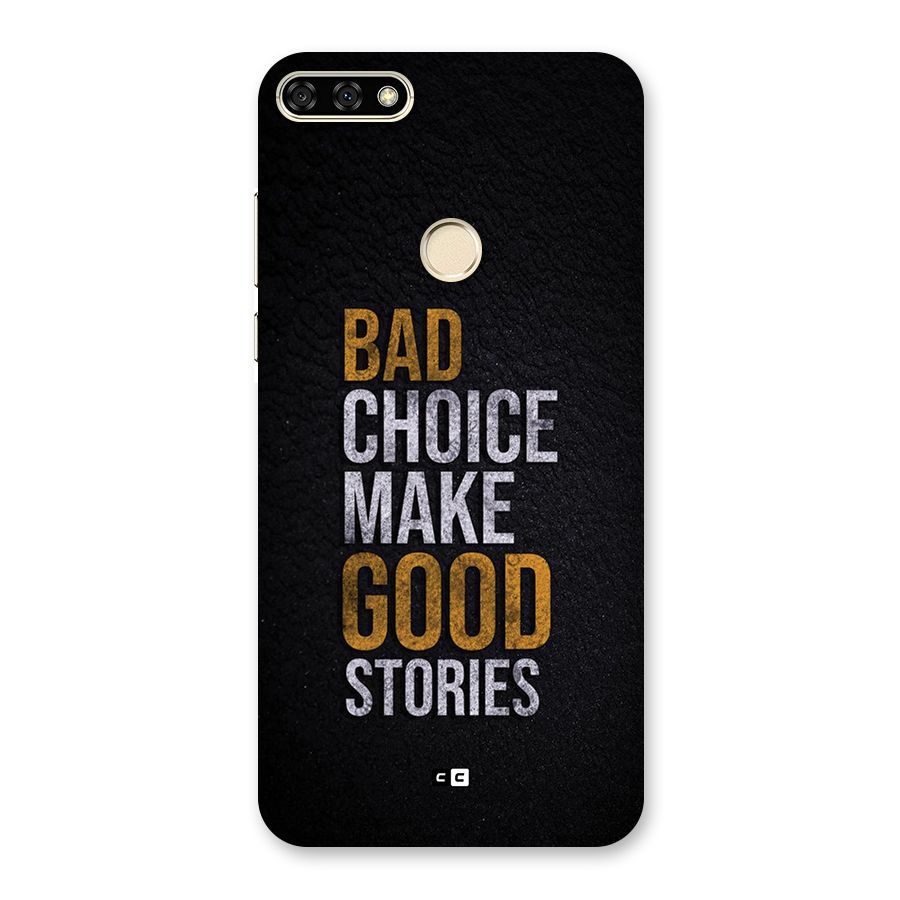 Make Good Stories Back Case for Honor 7A