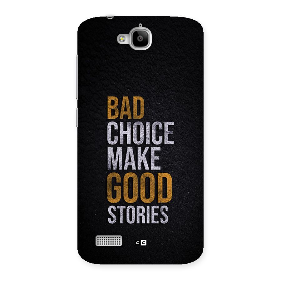 Make Good Stories Back Case for Honor Holly