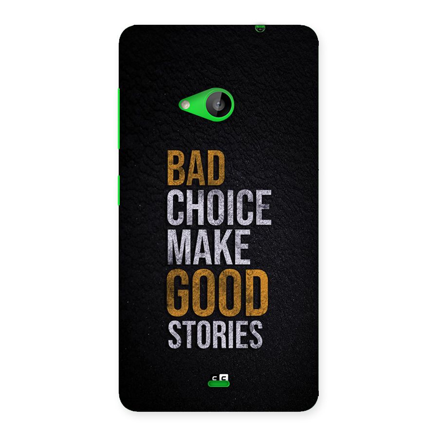 Make Good Stories Back Case for Lumia 535