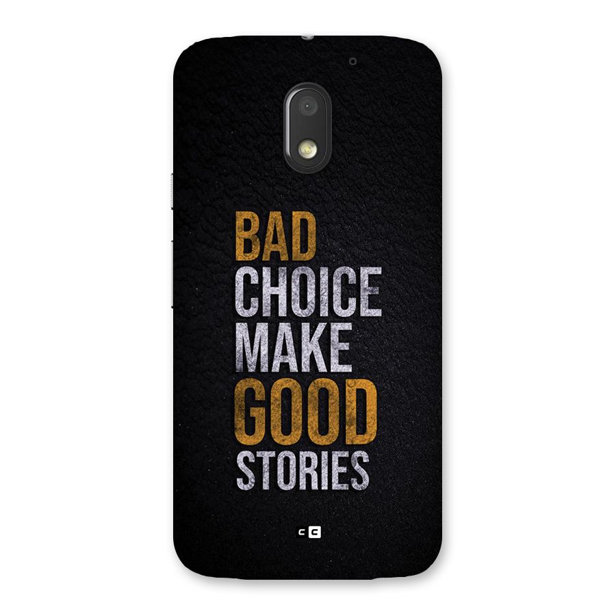 Make Good Stories Back Case for Moto E3 Power