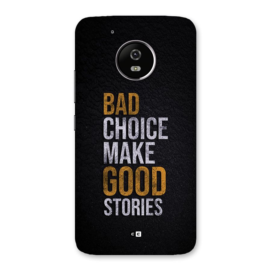 Make Good Stories Back Case for Moto G5