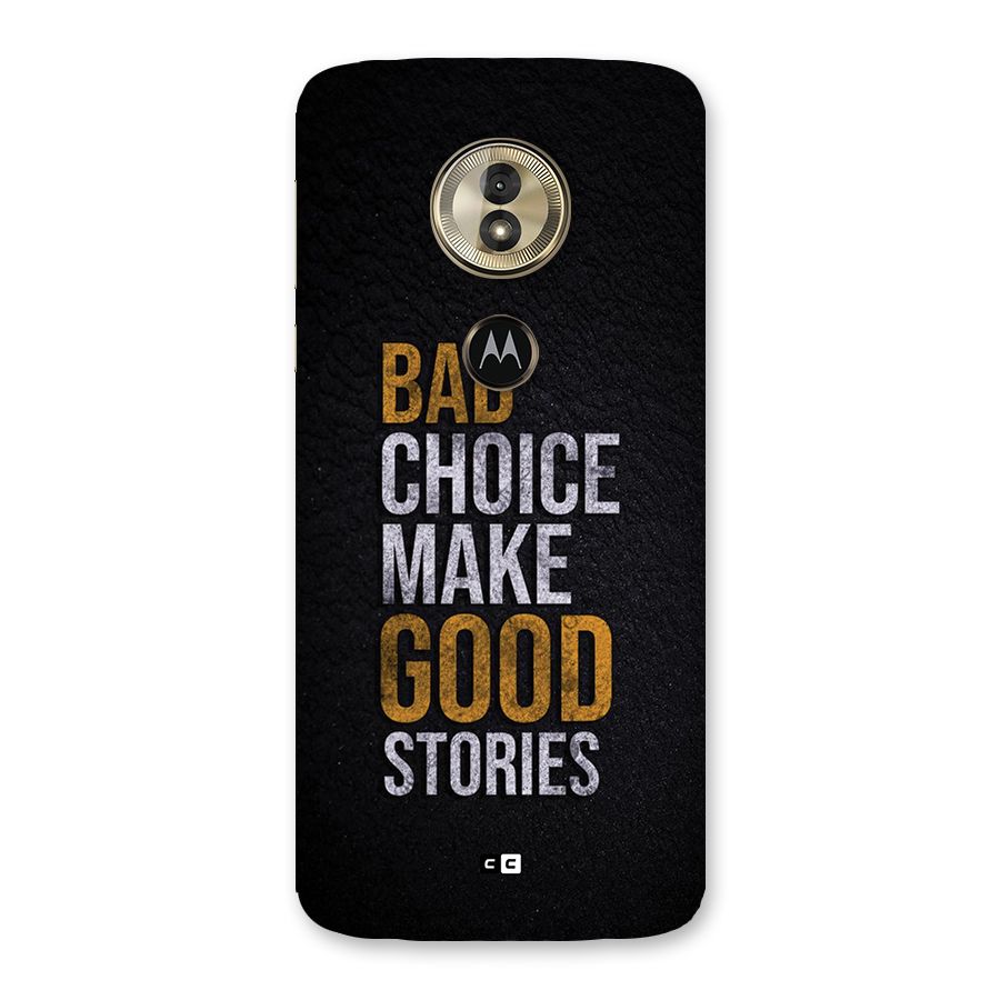 Make Good Stories Back Case for Moto G6 Play