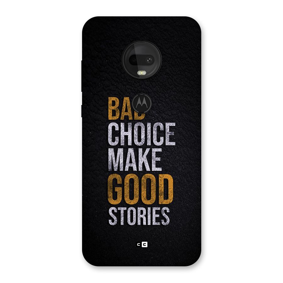 Make Good Stories Back Case for Moto G7