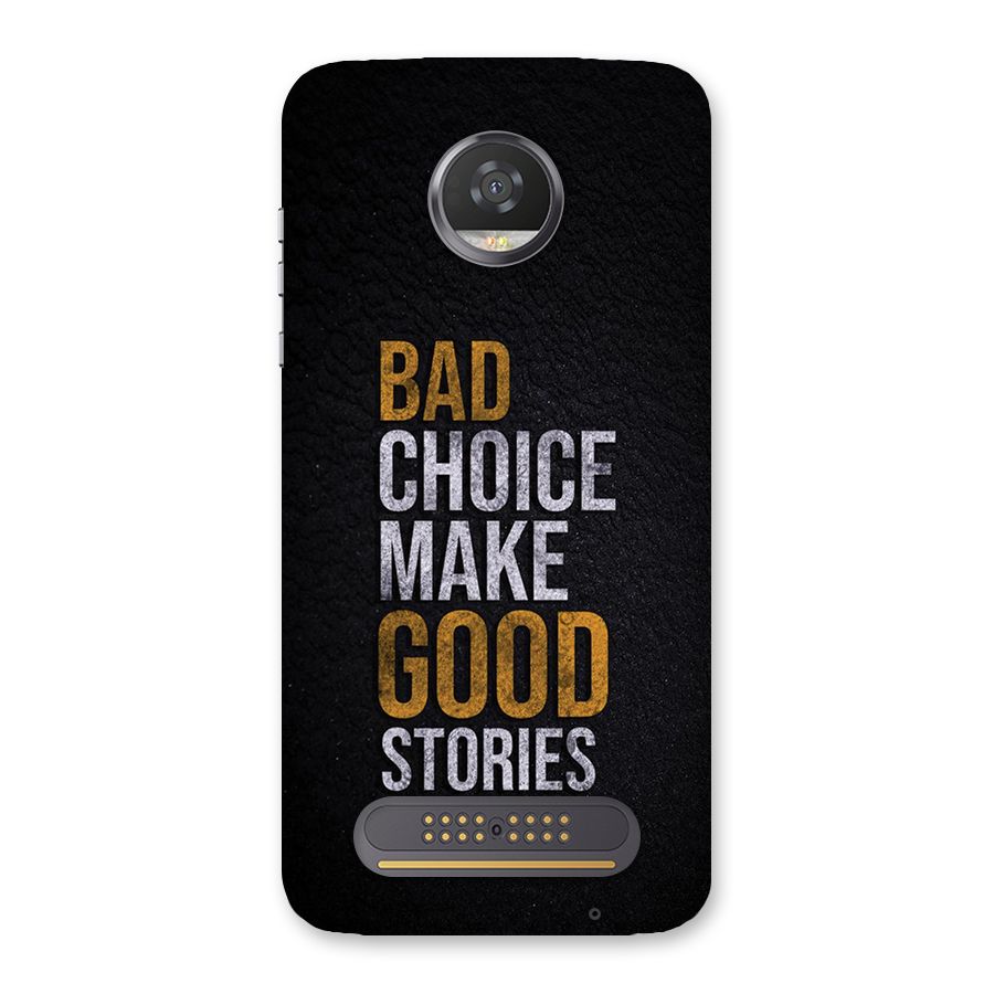 Make Good Stories Back Case for Moto Z2 Play