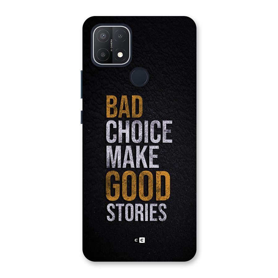 Make Good Stories Back Case for Oppo A15s