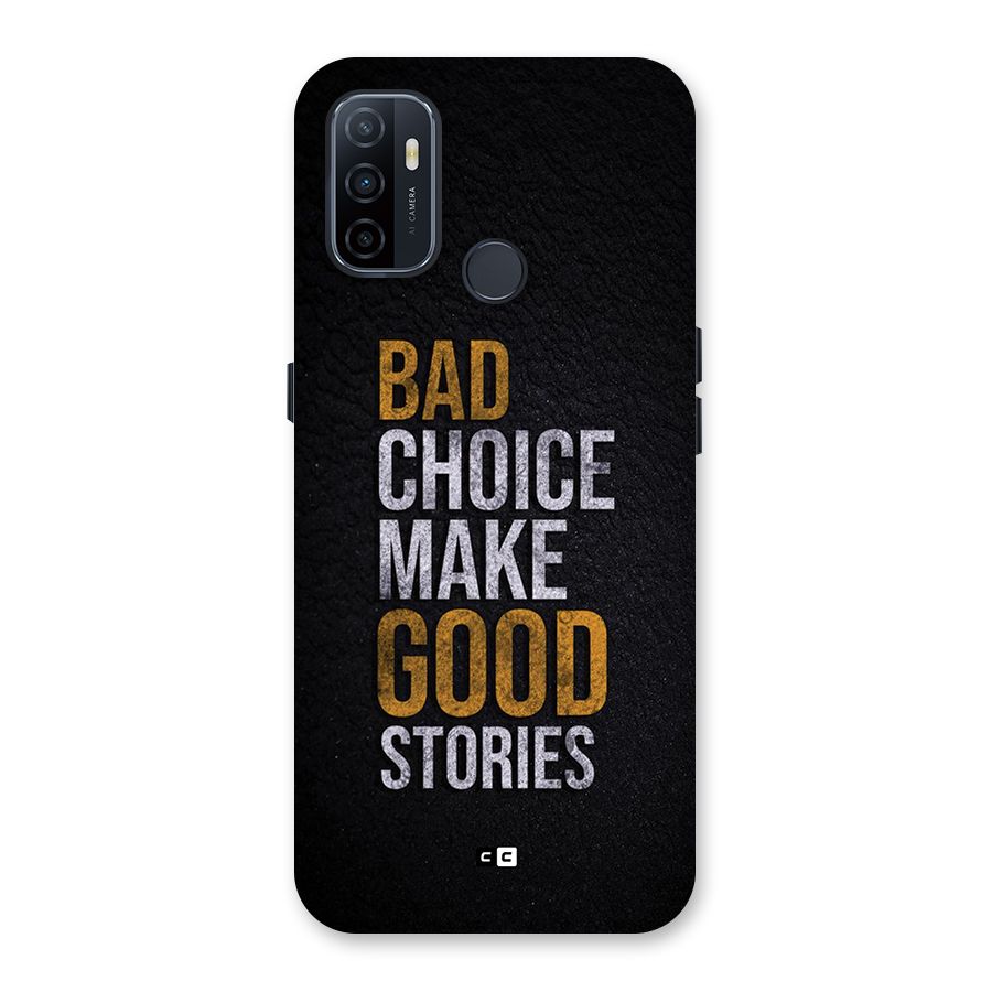 Make Good Stories Back Case for Oppo A53