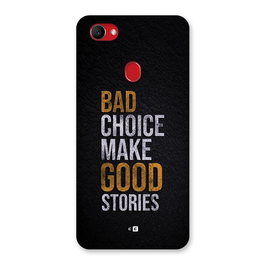 Make Good Stories Back Case for Oppo F7
