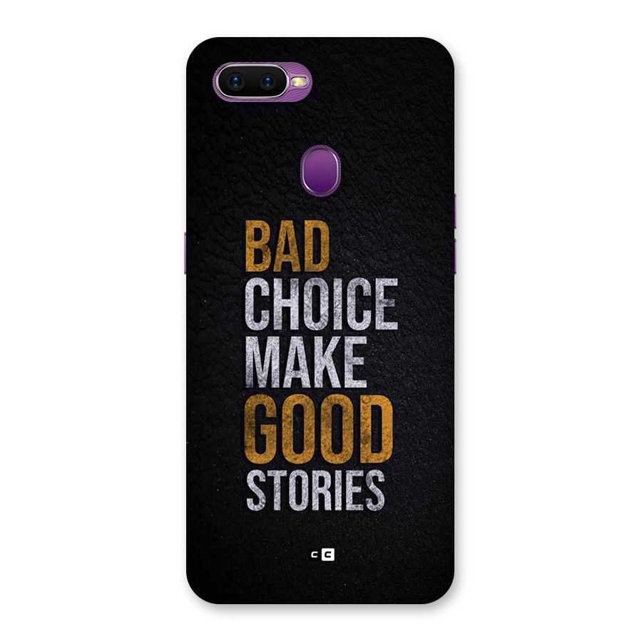 Make Good Stories Back Case for Oppo F9