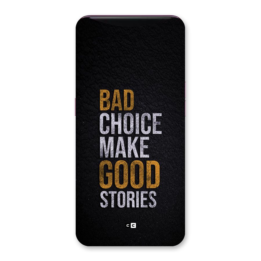 Make Good Stories Back Case for Oppo Find X