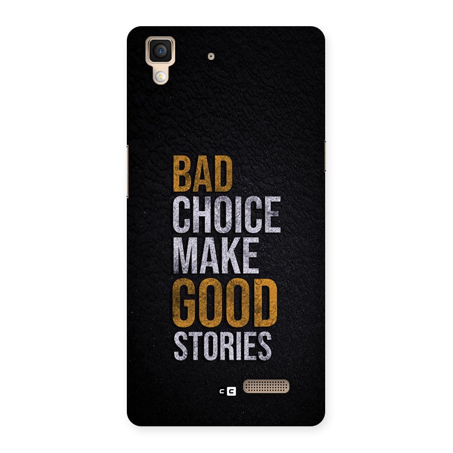Make Good Stories Back Case for Oppo R7