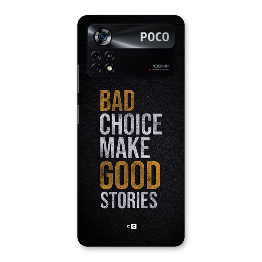Make Good Stories Back Case for Poco X4 Pro 5G