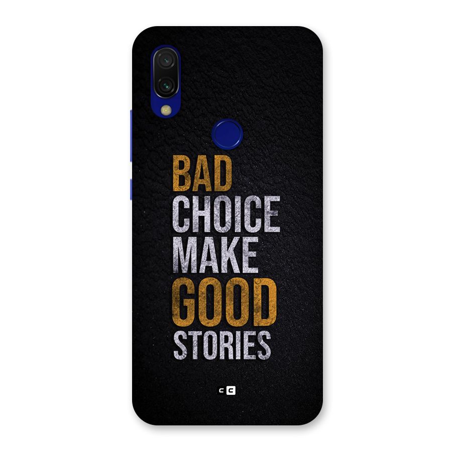 Make Good Stories Back Case for Redmi Y3