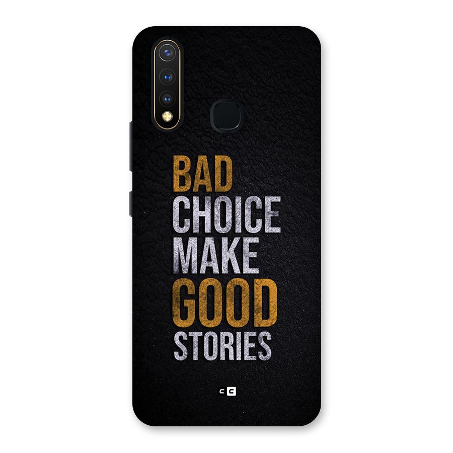 Make Good Stories Back Case for Vivo U20